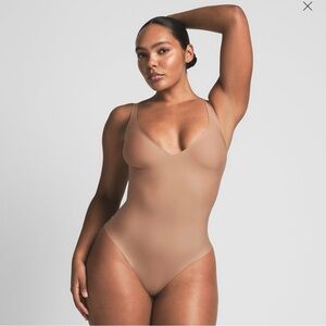 SKIMS Tan Shapewear Bodysuit